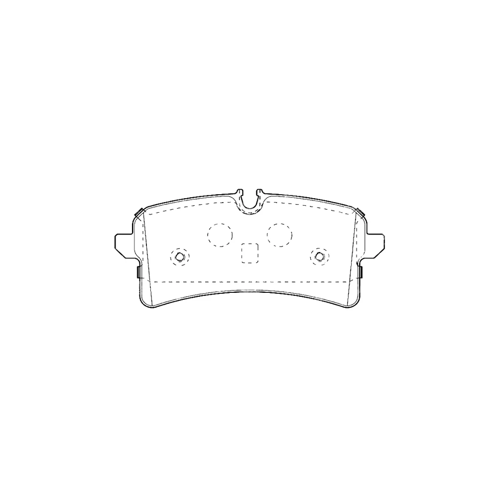 AUDI 4H0 698 451 F Rear Axle Disc Brake Pad