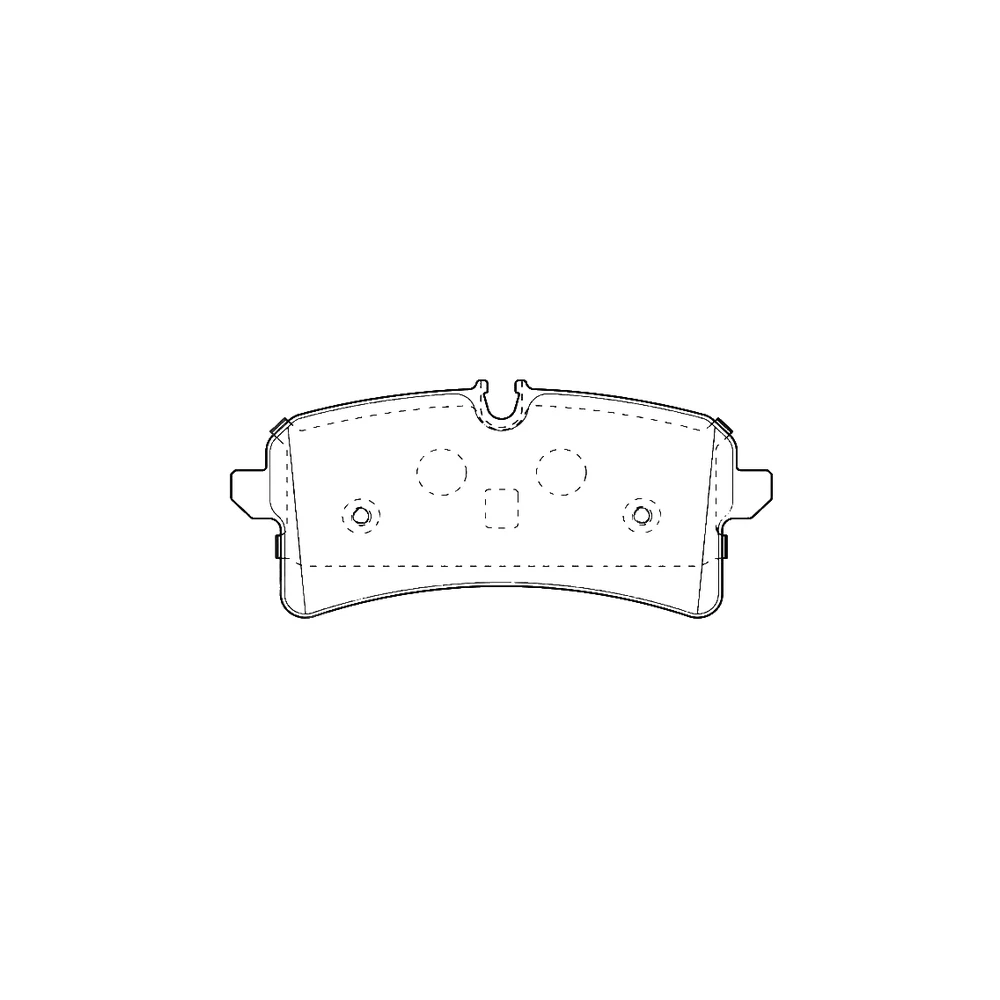 AUDI 4H6 698 451 Rear Axle Disc Brake Pad