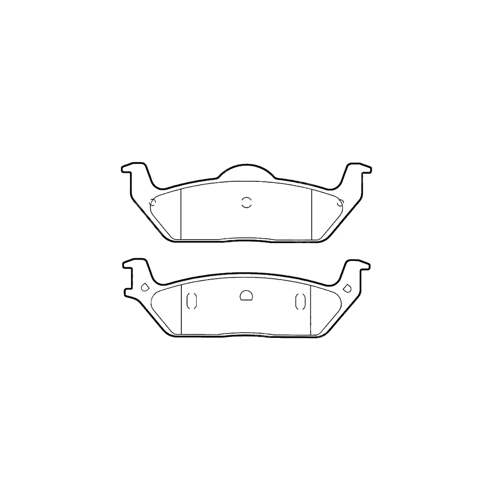 FORD LINCOLN 4L3Z-2200-AB Rear Axle Disc Brake Pad