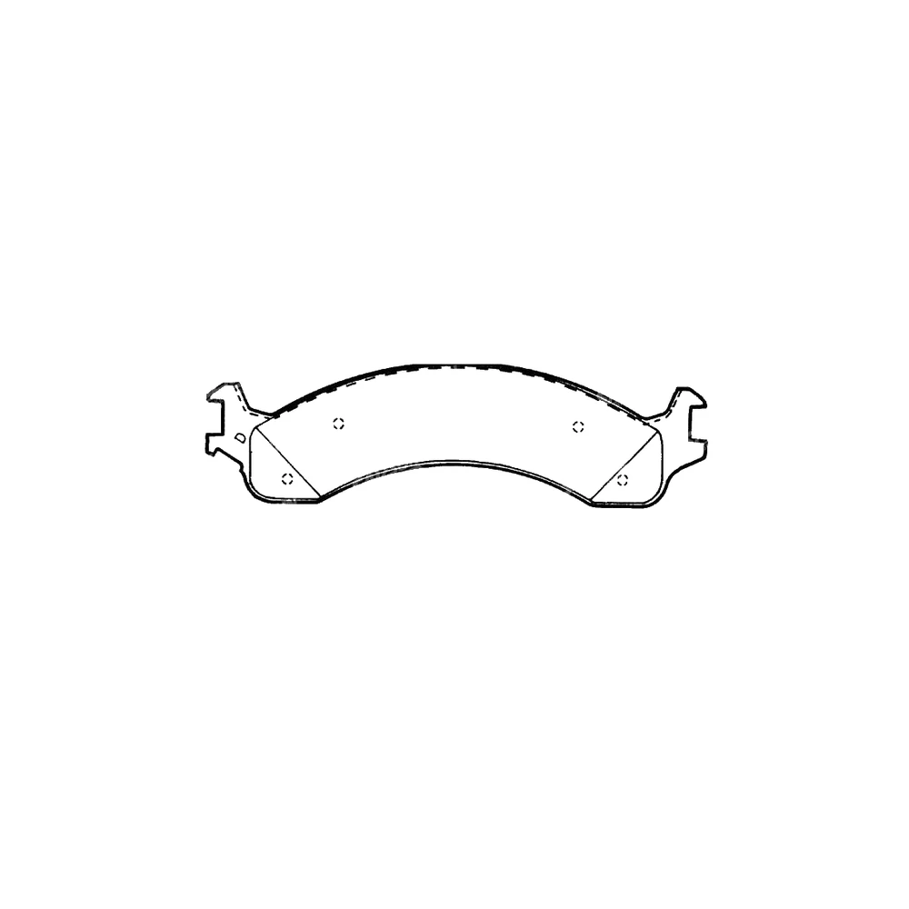 DODGE 5015254AA Front Axle Disc Brake Pad