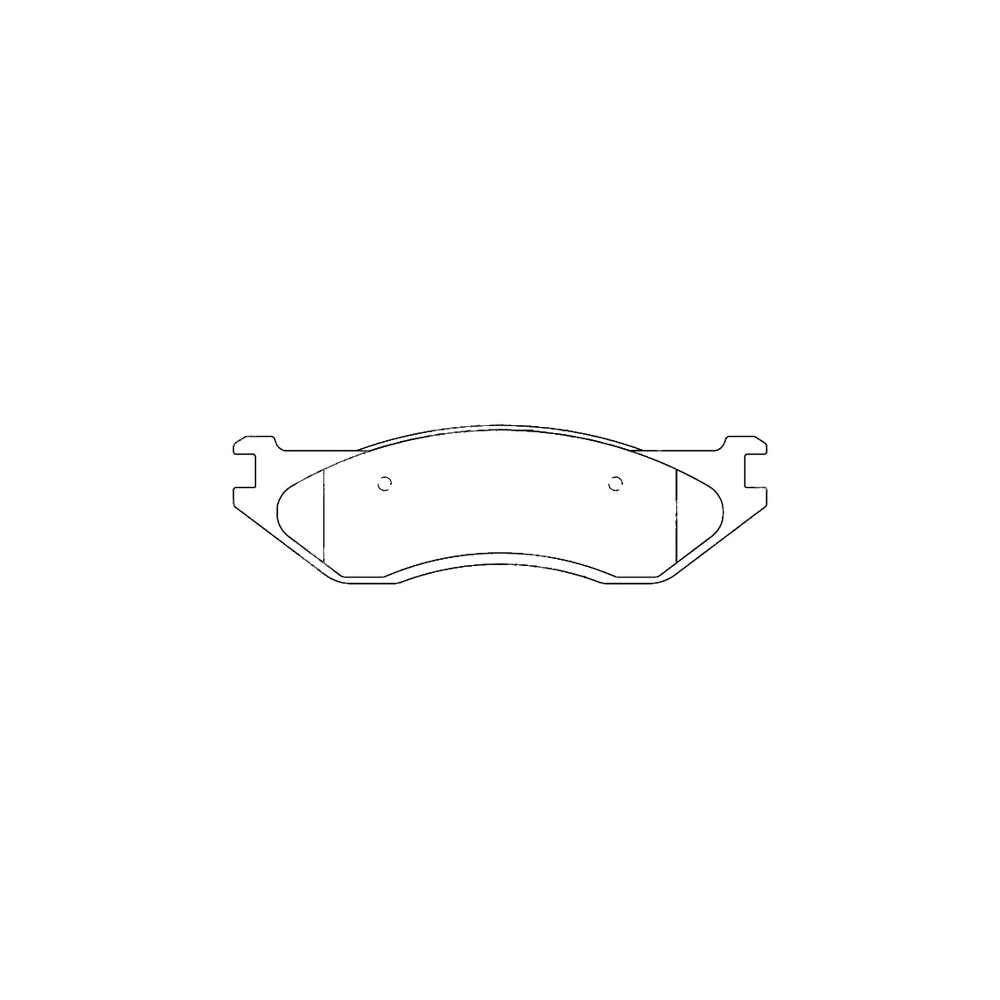 DODGE 5080556AC Front Axle Disc Brake Pad