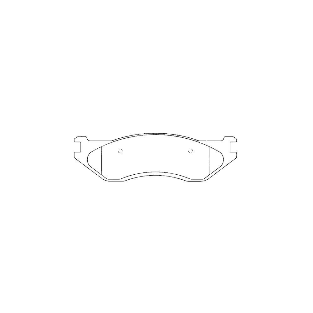 DODGE 5093 796AB Front Axle Disc Brake Pad