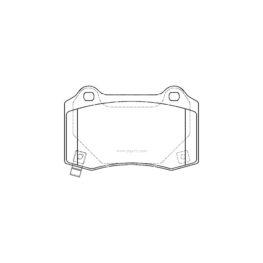CHRYSLER JEEP DODGE CADILLAC CHEVROLET 5174327AC Rear Axle Disc Brake Pad