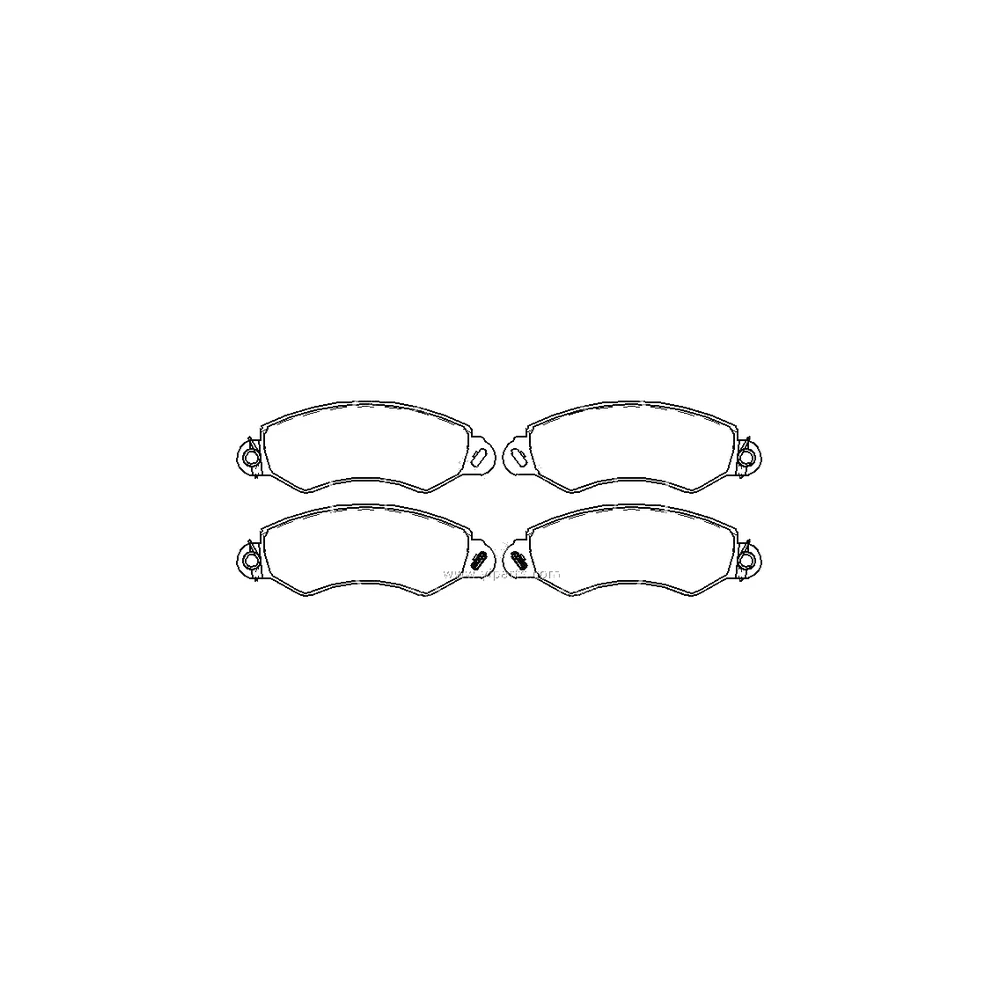 MAXUS (SAIC MOTOR) 545990001 Front Axle Disc Brake Pad