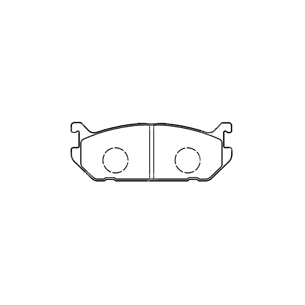 MAZDA SUZUKI 55210-70B60 Front Axle Disc Brake Pad