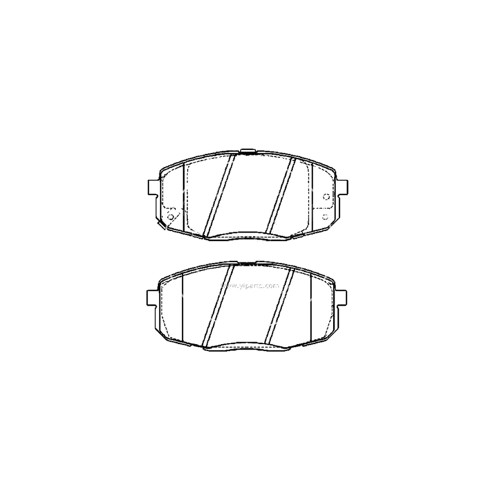 GAC HYUNDAI 58101-B2A20 Front Axle Disc Brake Pad