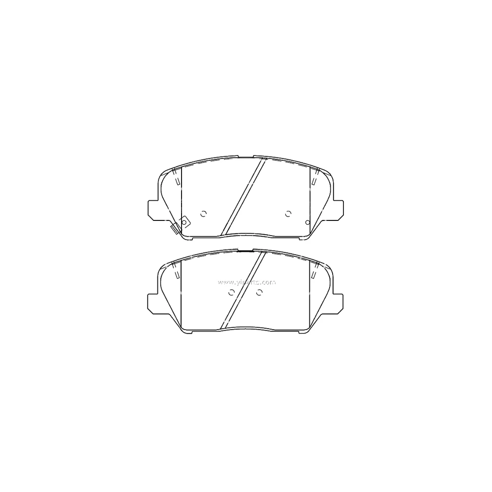 HYUNDAI 58101-2VA25 Front Axle Disc Brake Pad