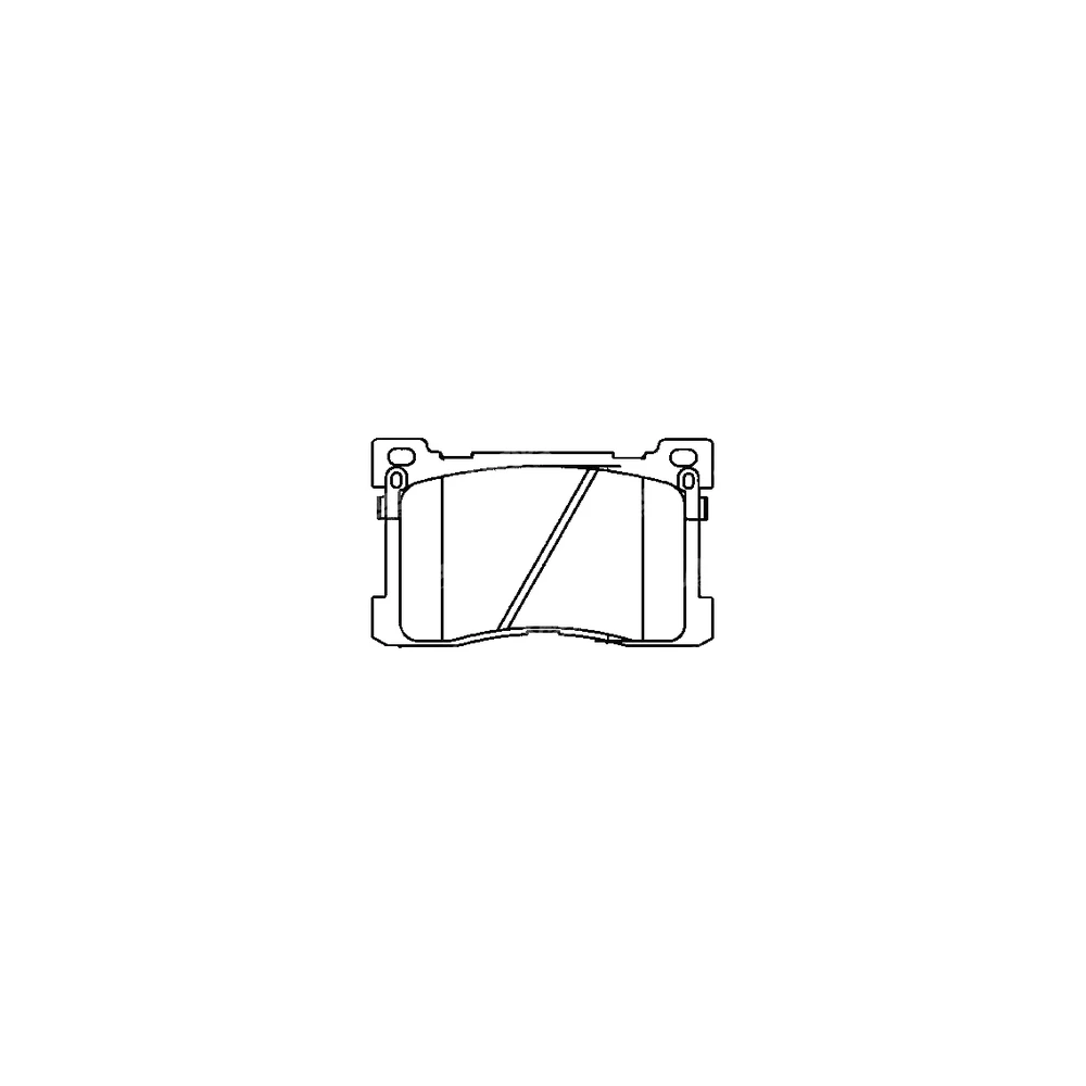 HYUNDAI KIA 58101-3NA80 Front Axle Disc Brake Pad
