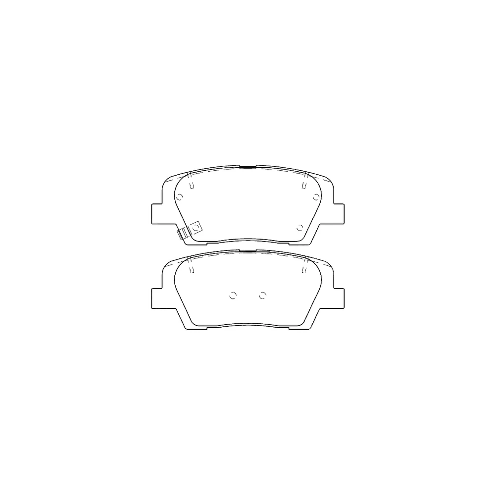 HYUNDAI 58302-2WA30 Rear Axle Disc Brake Pad