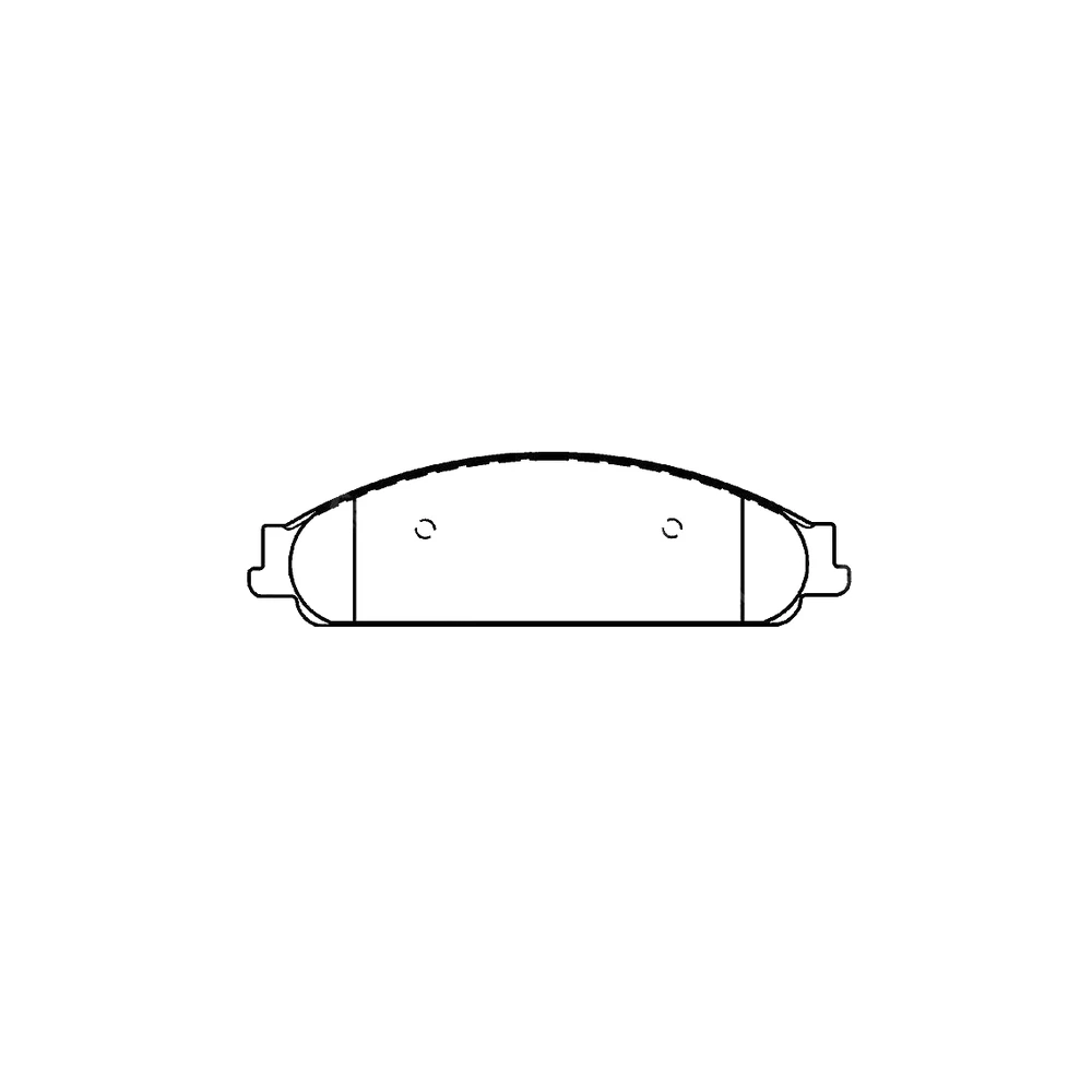 FORD 5F9Z-2001-AA Front Axle Disc Brake Pad