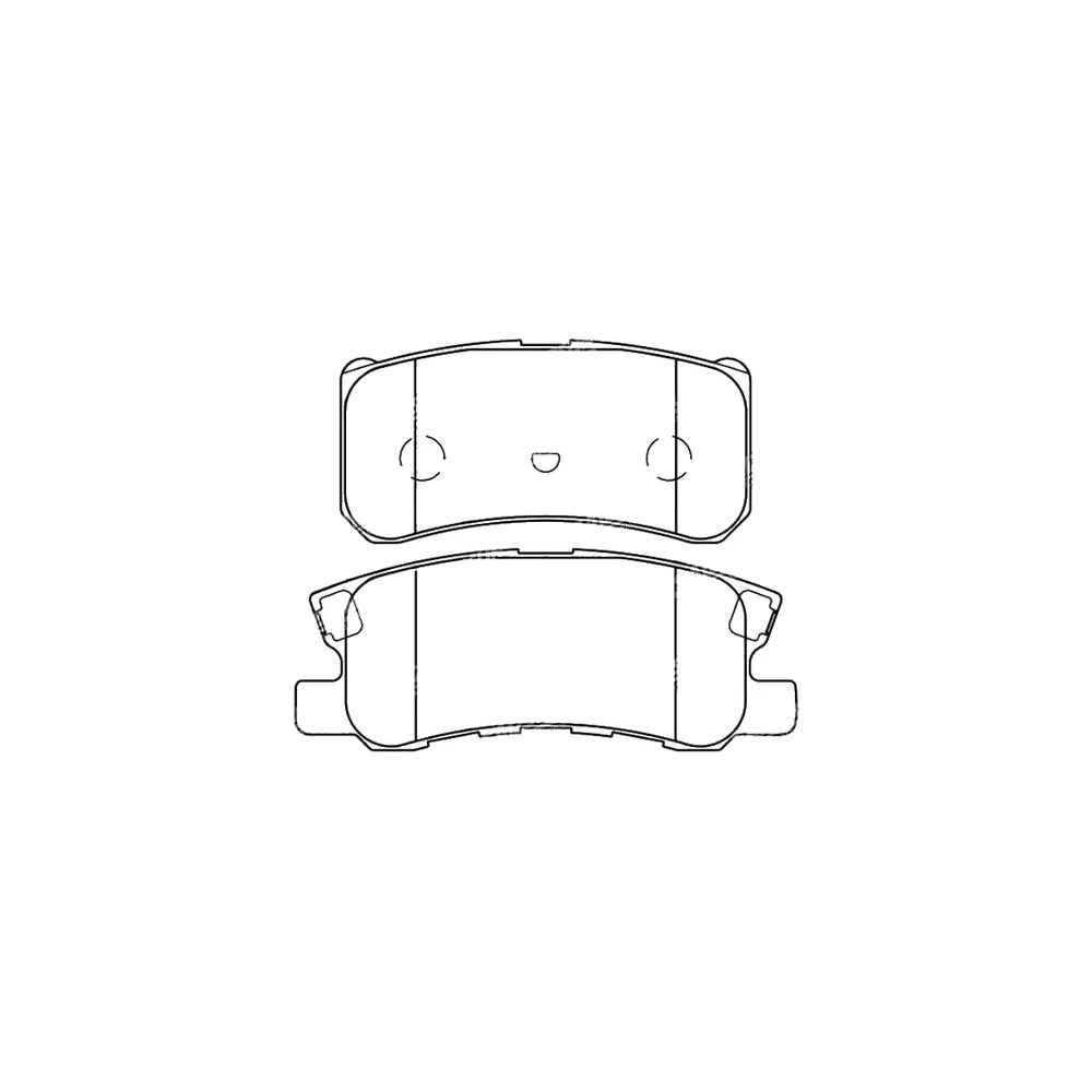 DODGE 68033078AA Rear Axle Disc Brake Pad
