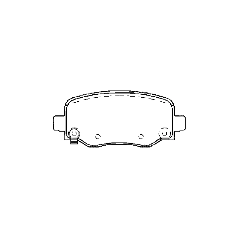 JEEP 68225170AA Front Axle Disc Brake Pad
