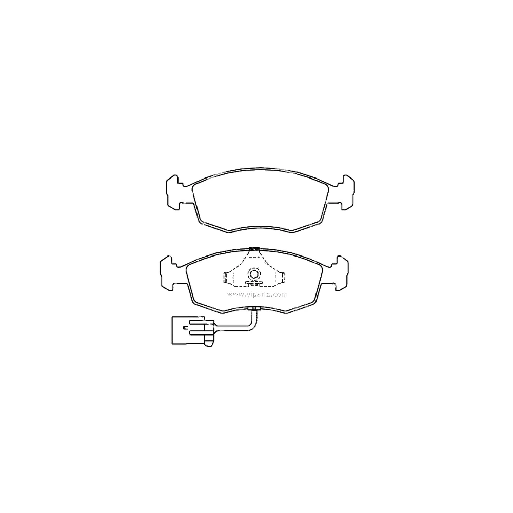 FORD 6 821 708 Front Axle Disc Brake Pad