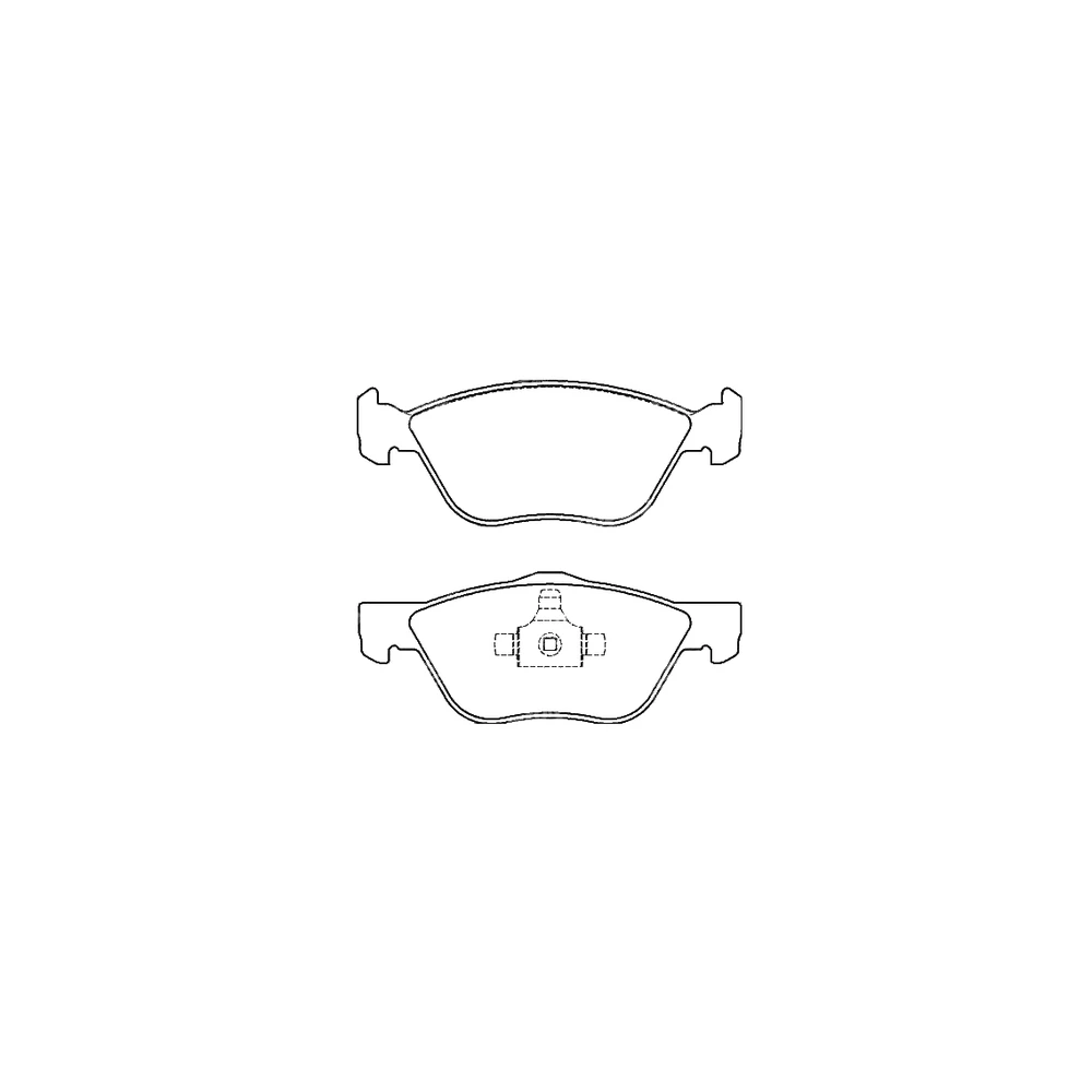 ALFA ROMEO FIAT LANCIA 7 736 267 4 Front Axle Disc Brake Pad