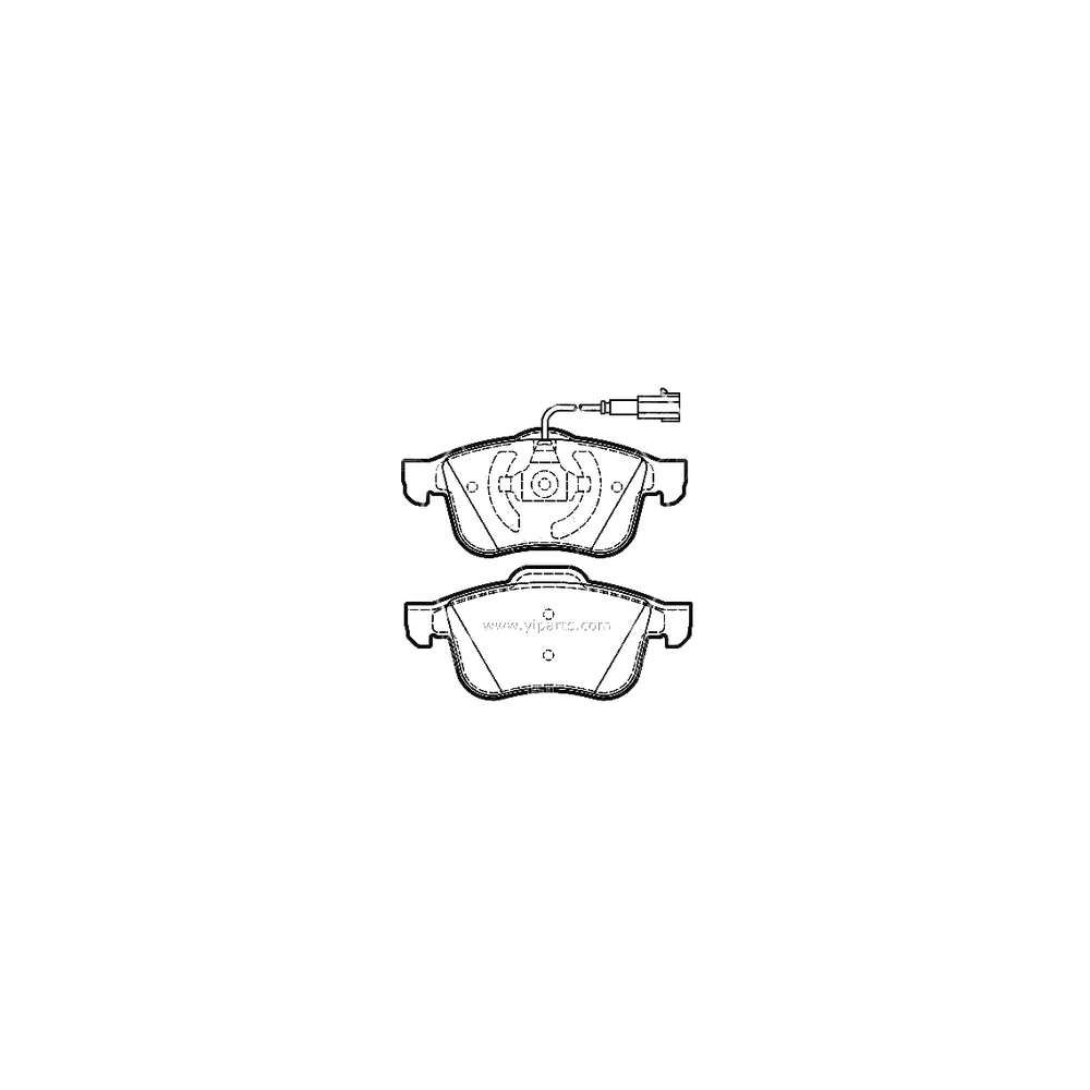 ALFA ROMEO 77363599 Front Axle Disc Brake Pad
