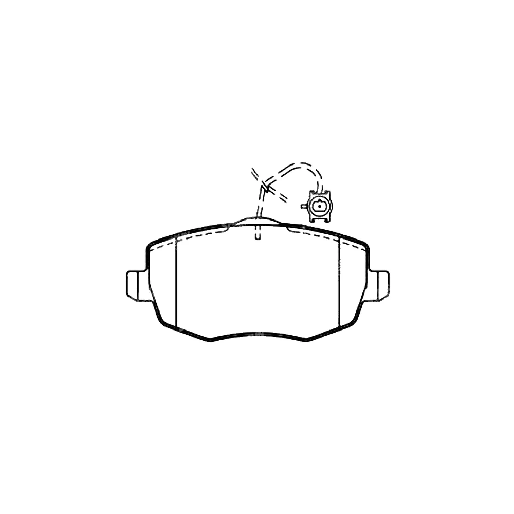 LANCIA 77365217 Front Axle Disc Brake Pad