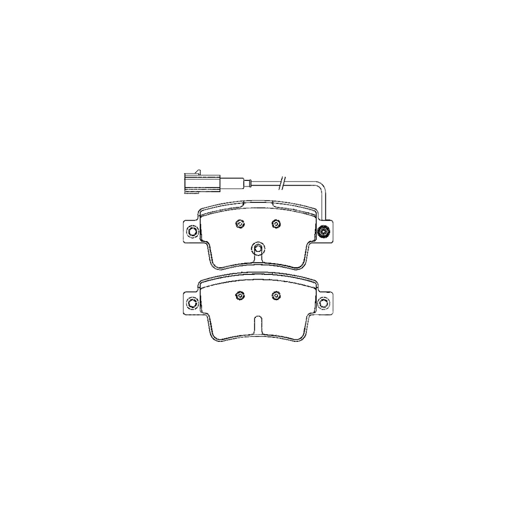 FIAT 77365464 Rear Axle Disc Brake Pad