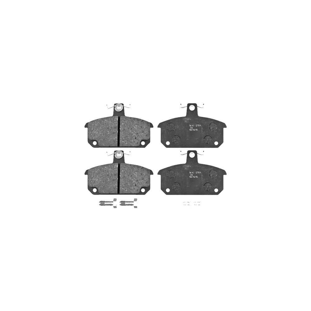 CITROEN PEUGEOT RENAULT 77 01 201 095 Front Axle Disc Brake Pad