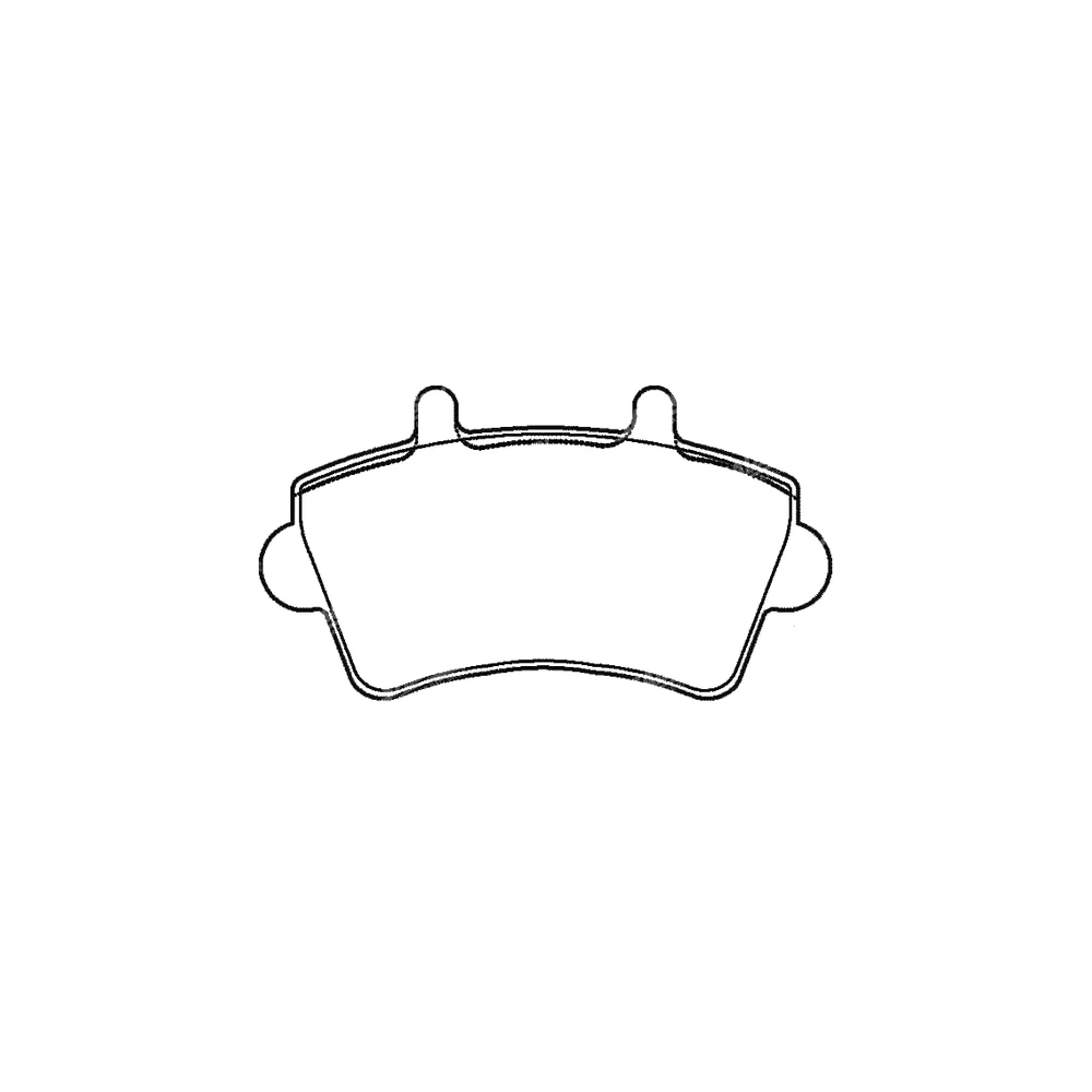 RENAULT 77 01 207 673 Front Axle Disc Brake Pad