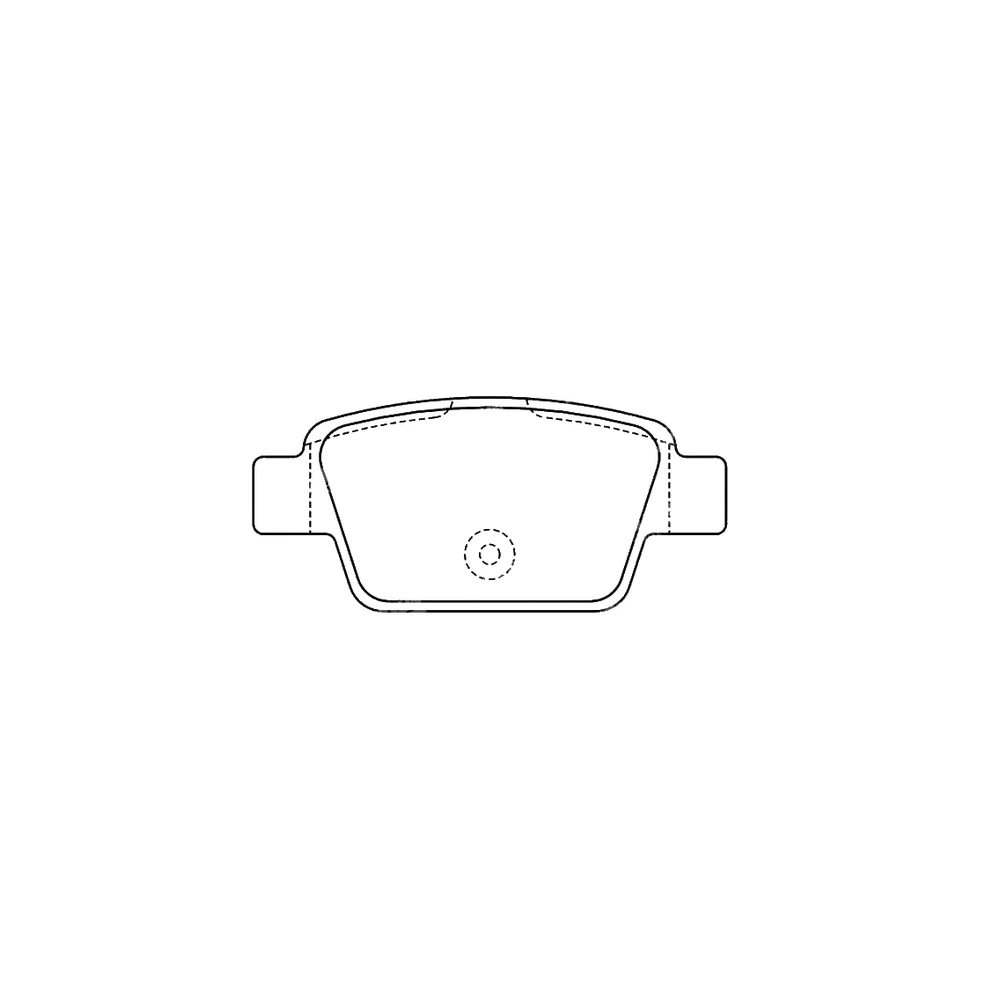LANCIA 7 736 235 9 Front Axle Disc Brake Pad
