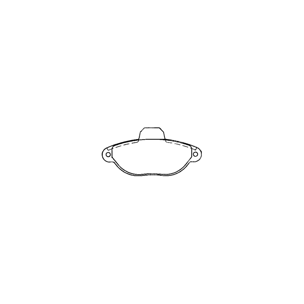 FIAT 7 736 247 9 Front Axle Disc Brake Pad