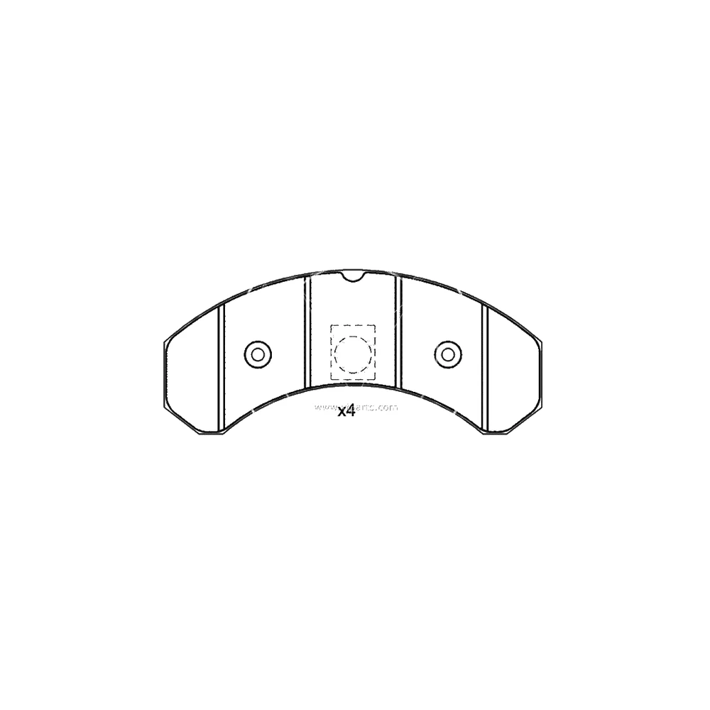 OTHERS 8 284 000 106 Front Axle Disc Brake Pad