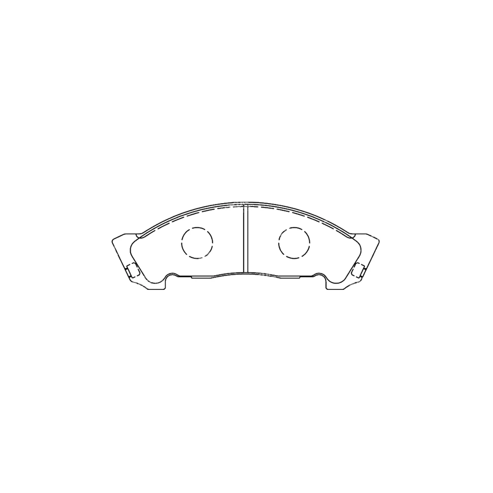 ISUZU MAZDA NISSAN 8-97078-409-2 Front Axle Disc Brake Pad