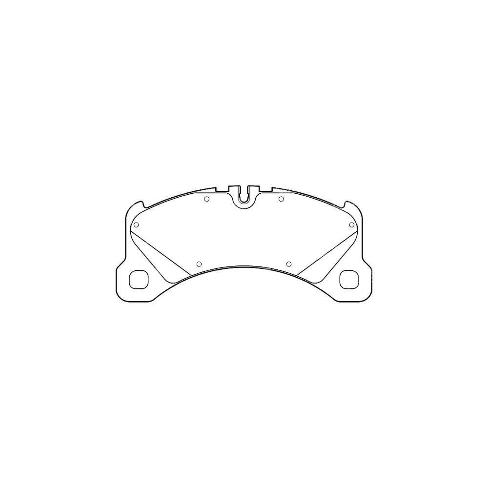PORSCHE 95B 698 151 G Front Axle Disc Brake Pad
