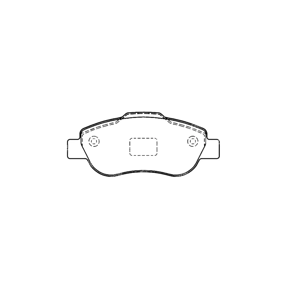 FIAT FORD 9S51-2K021-AA Front Axle Disc Brake Pad