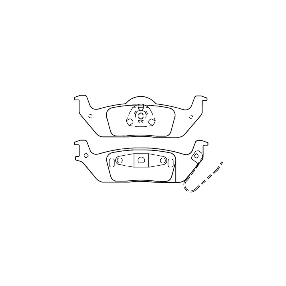 FORD AL3Z-2200-A Rear Axle Disc Brake Pad