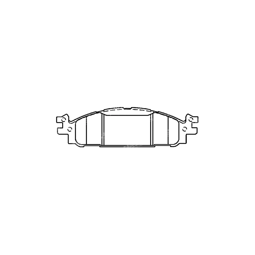 FORD USA LINCOLN BB5Z-2001-A Front Axle Disc Brake Pad