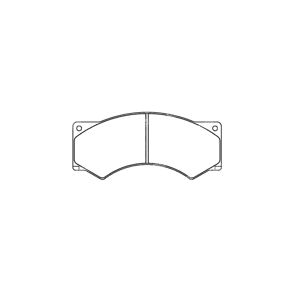 DAF IVECO BBU 8177 Front Axle Disc Brake Pad