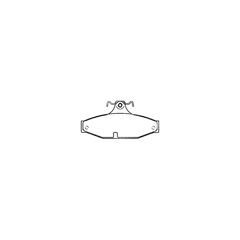 FORD BR2Z-2200-BA Rear Axle Disc Brake Pad
