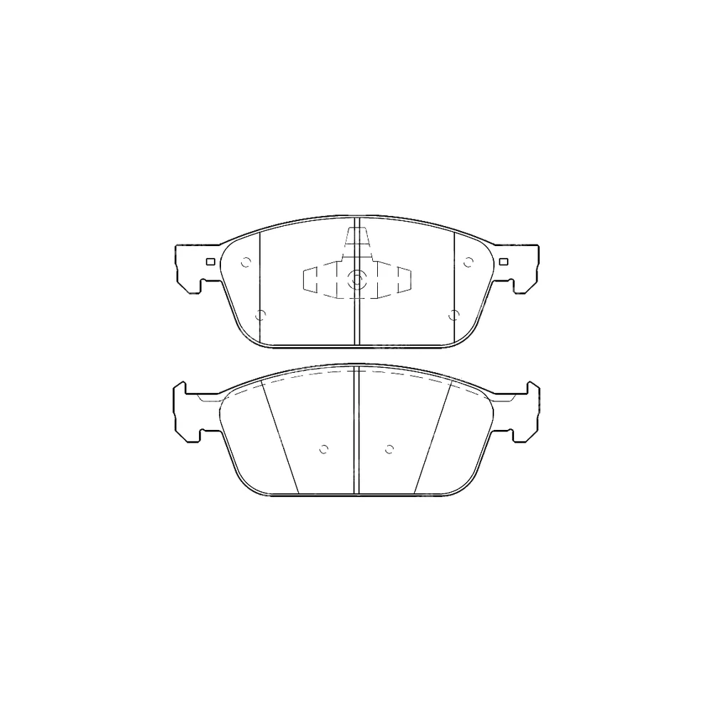 FORD CV6Z-2001-N Front Axle Disc Brake Pad
