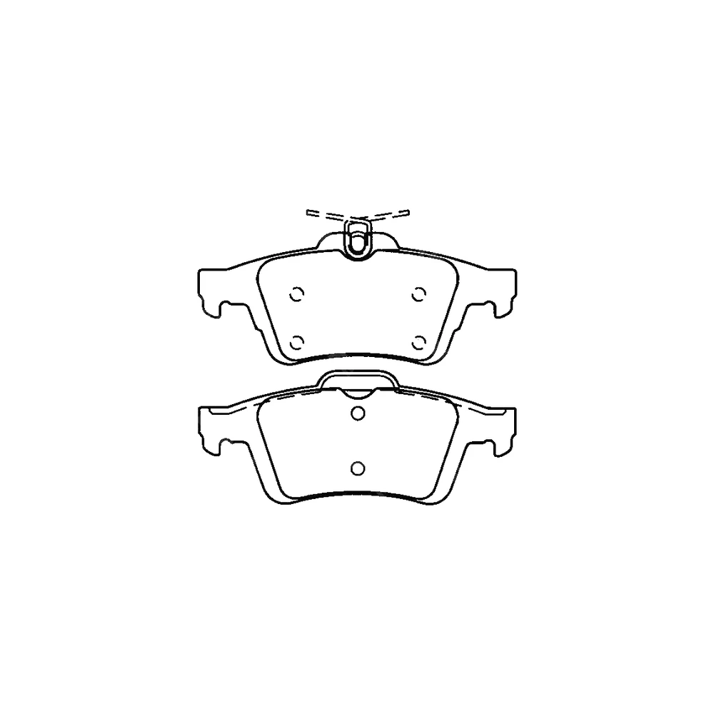 FORD CV6Z 2200 A Rear Axle Disc Brake Pad