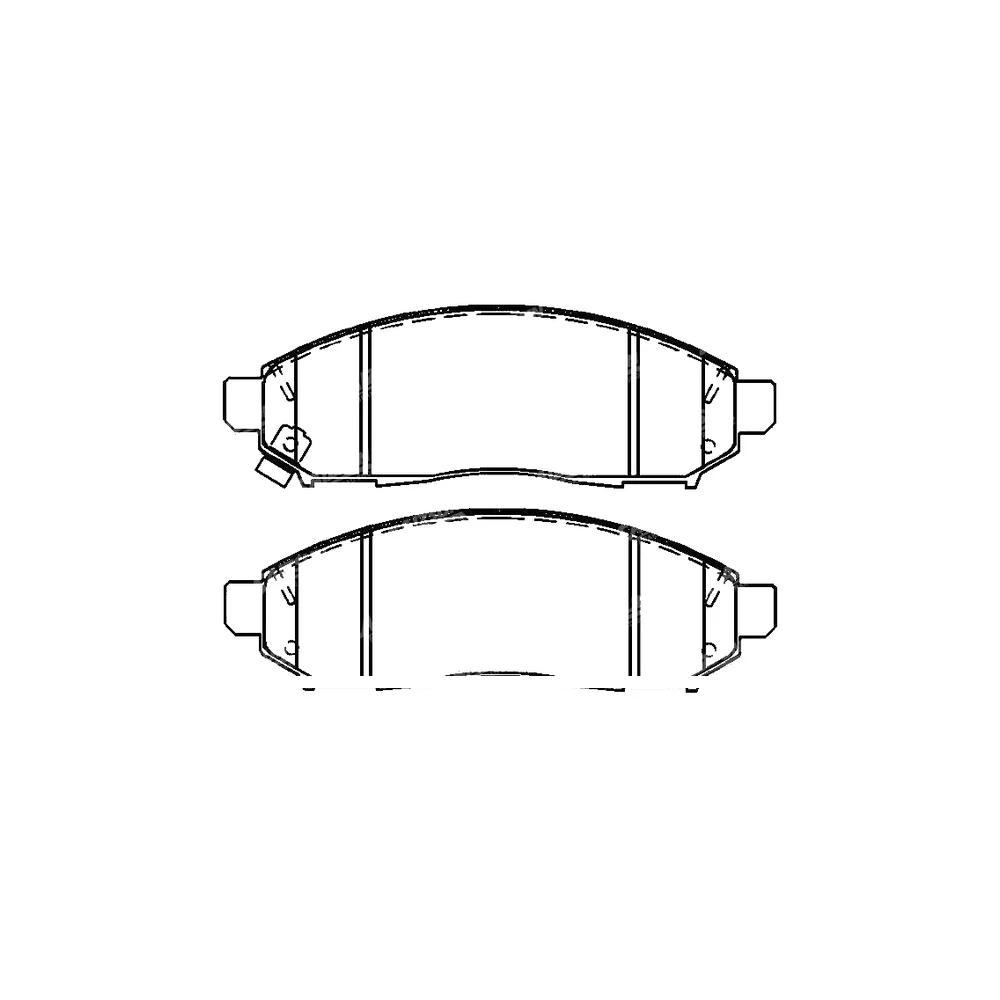 NISSAN D1M60-CY70B Front Axle Disc Brake Pad