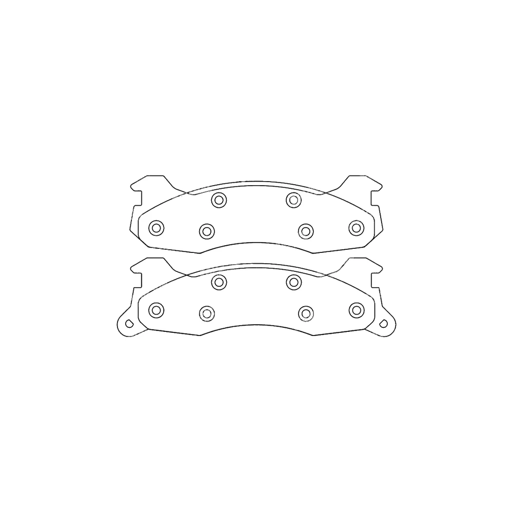 LINCOLN FORD D204-7124A Rear Axle Disc Brake Pad