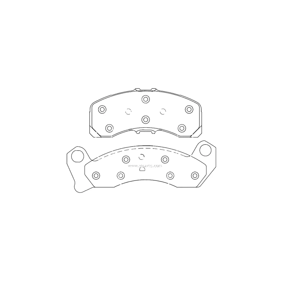 OTHERS FORD LINCOLN D9AZ-2001-E Front Axle Disc Brake Pad