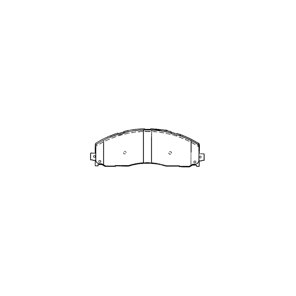 FORD DC3Z-2001-A Front Axle Disc Brake Pad