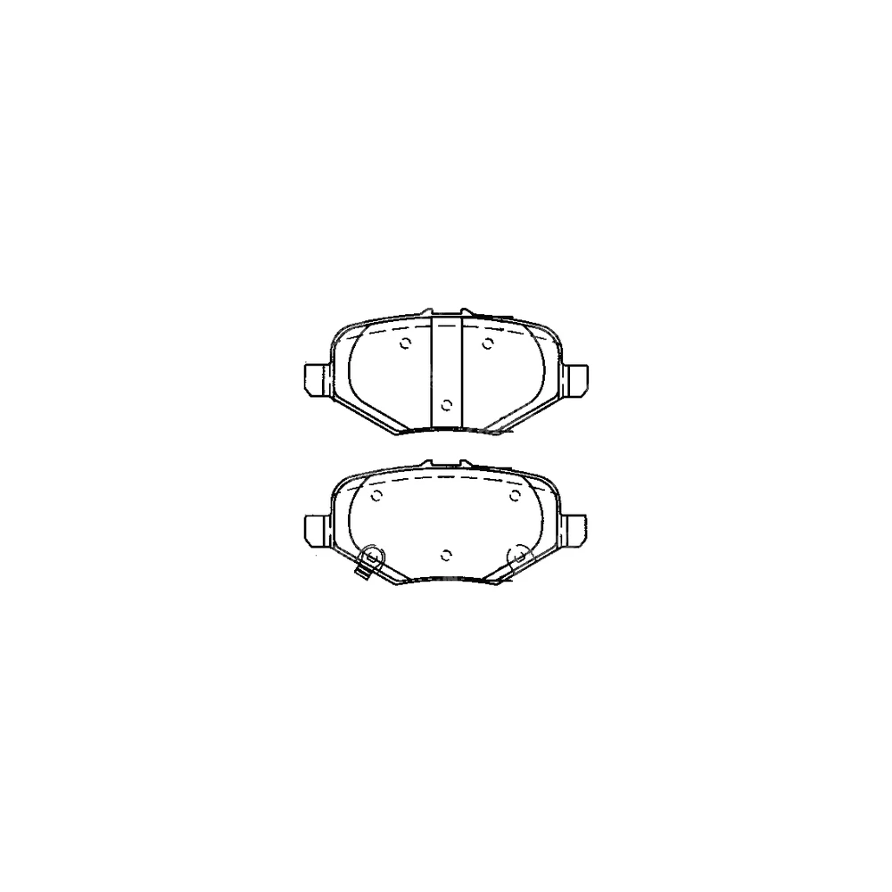 FORD LINCOLN FORD USA DG1Z-2200-C Rear Axle Disc Brake Pad