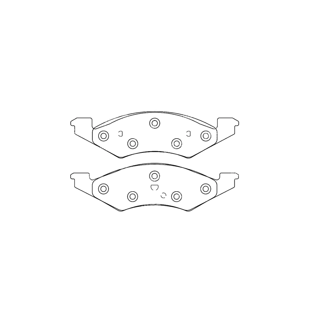 FORD E1FZ-2001-A Front Axle Disc Brake Pad