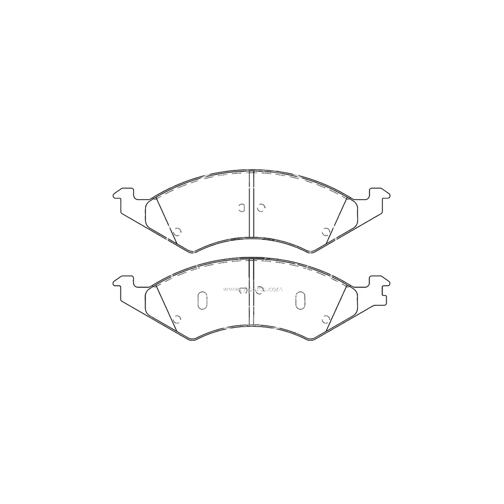 FORD USA E8DZ-2001-A Front Axle Disc Brake Pad