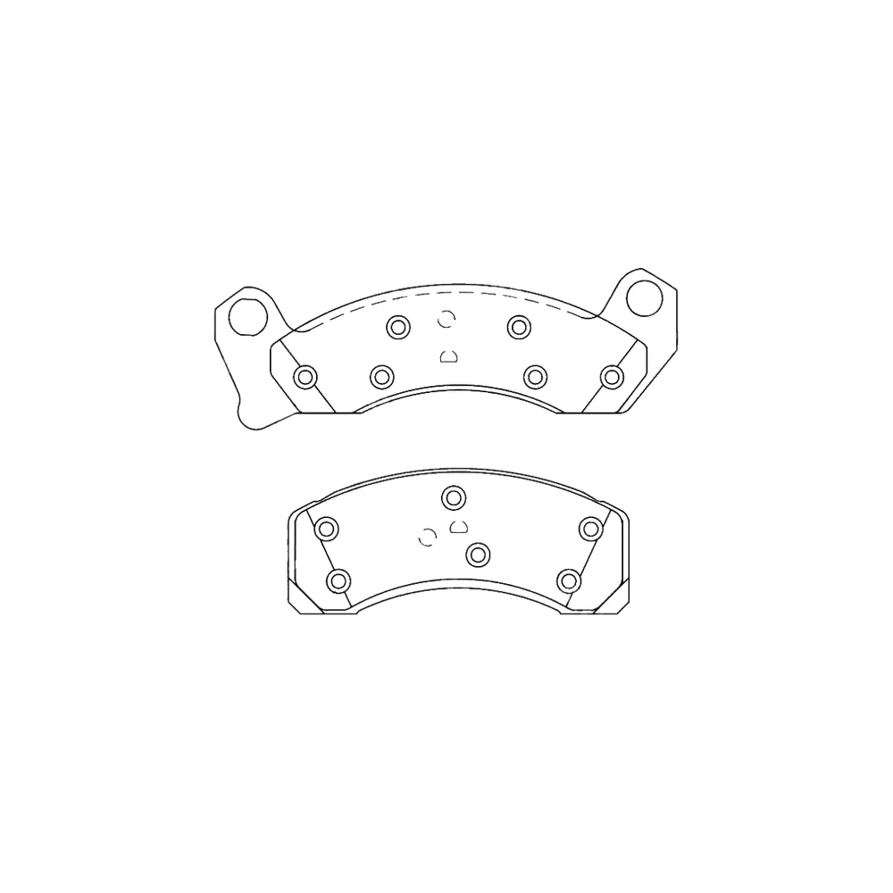 FORD LINCOLN F4AZ-2001-B Front Axle Disc Brake Pad