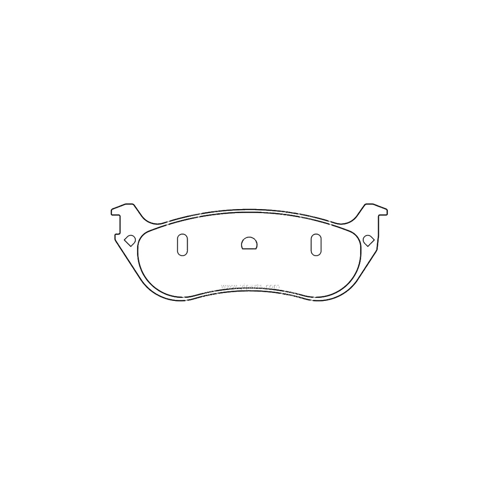 FORD LINCOLN OTHERS F6AZ-2200-BA Rear Axle Disc Brake Pad