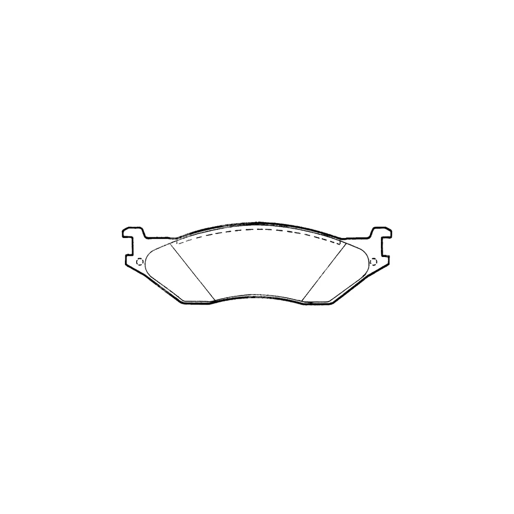 FORD F81Z-2200-AA Rear Axle Disc Brake Pad