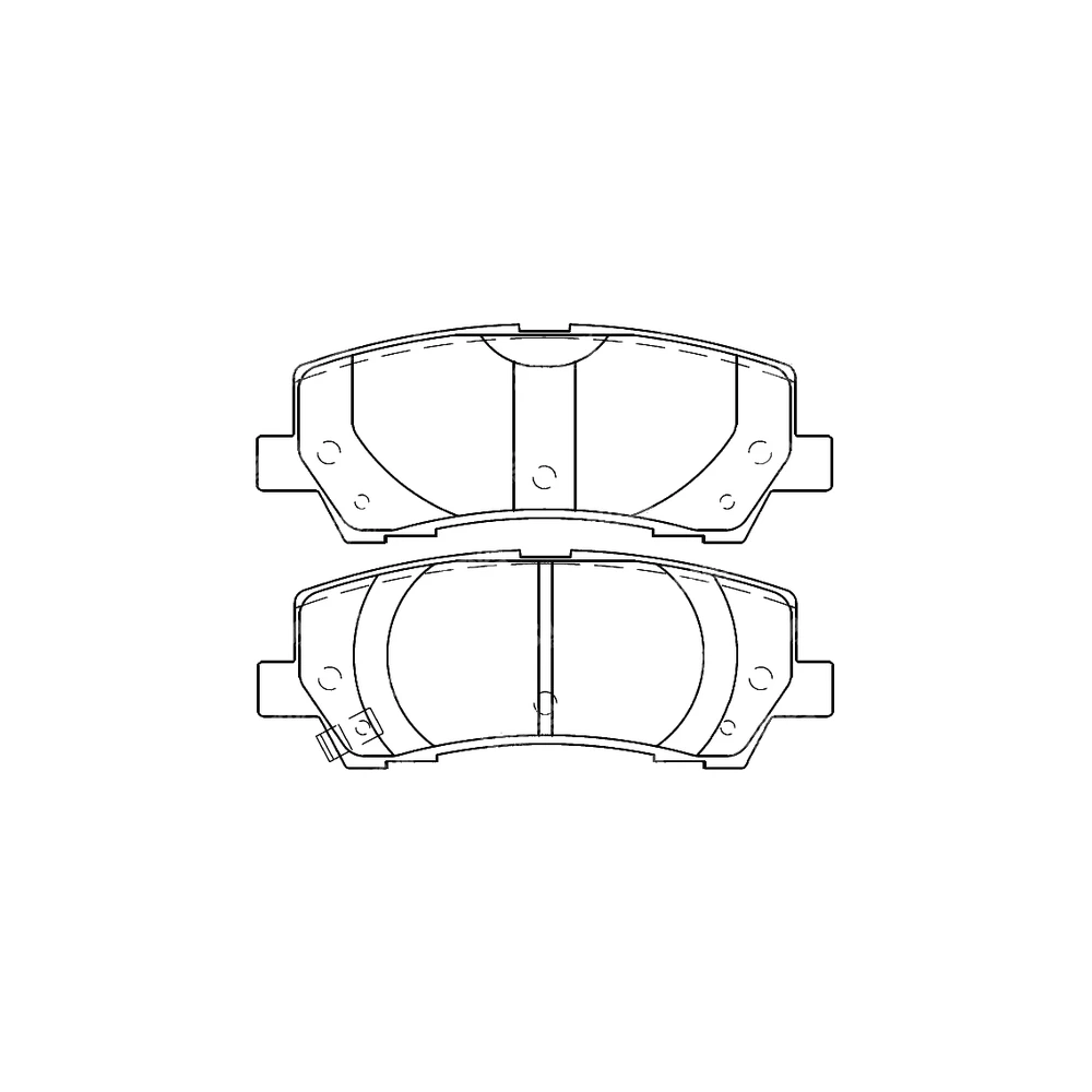 FORD FR3Z-2200-C Rear Axle Disc Brake Pad