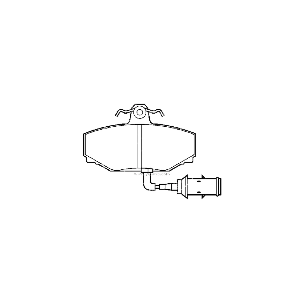 JAGUAR JML000603 Rear Axle Disc Brake Pad