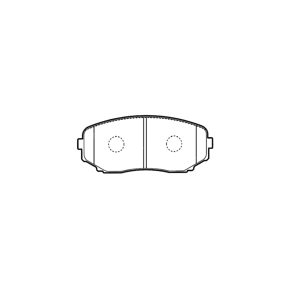 MAZDA FORD LINCOLN L2Y6-33-23Z Front Axle Disc Brake Pad