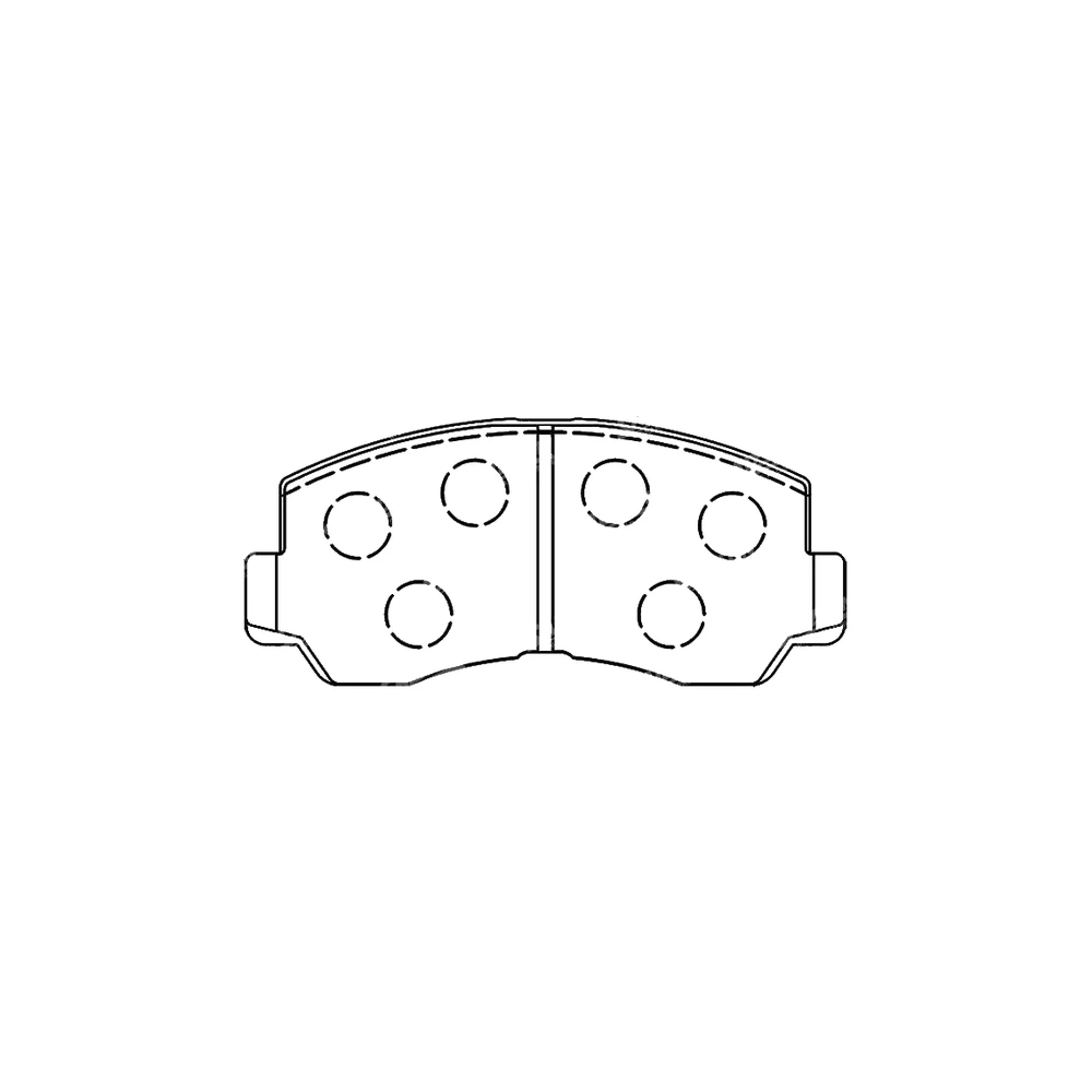 MITSUBISHI MB 295 549 Front Axle Disc Brake Pad