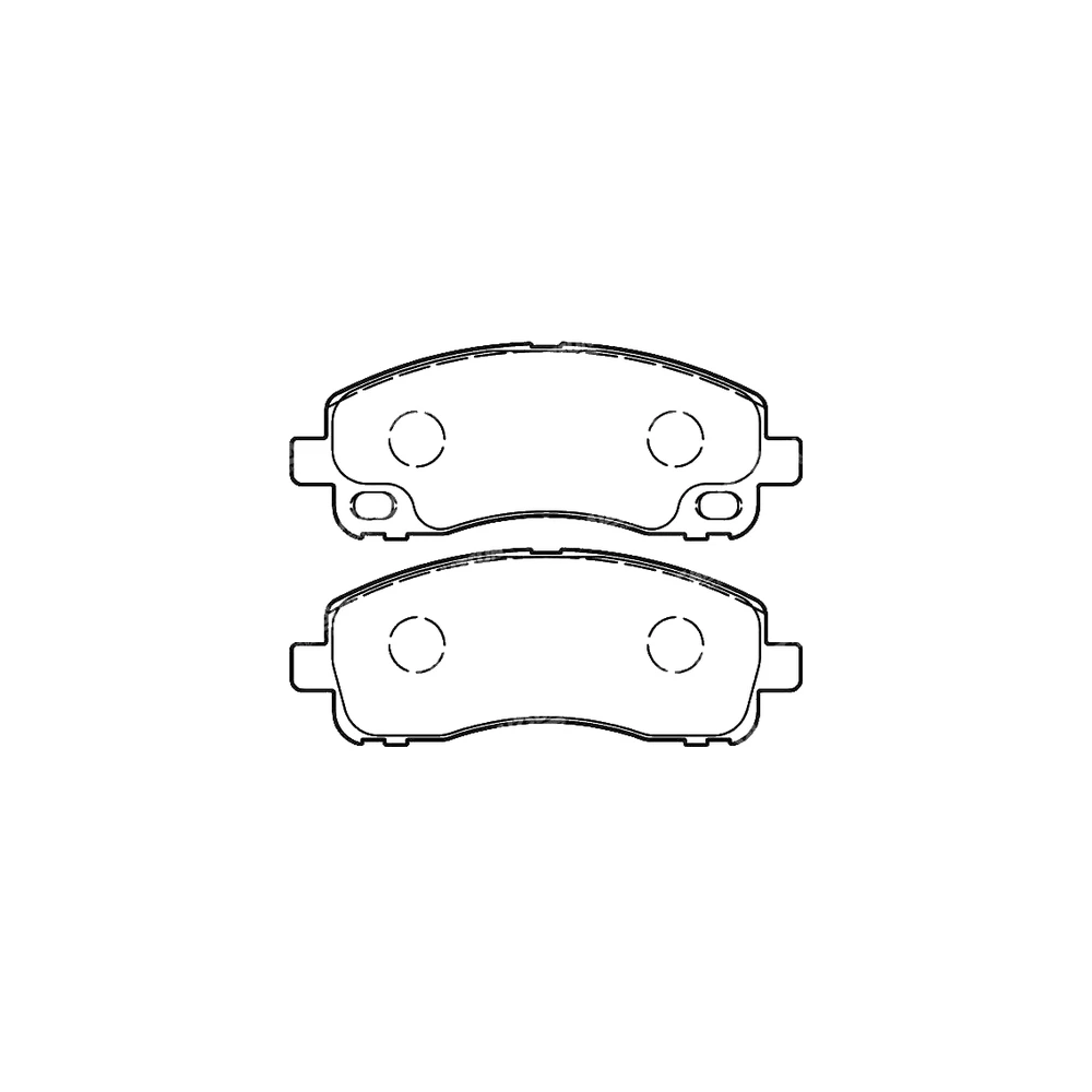MITSUBISHI MK449937 Front Axle Disc Brake Pad